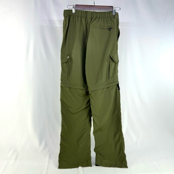 Magellan Olive Green Mag Reel Fishing Convertible nylon Pants size extra large - Picture 3 of 17